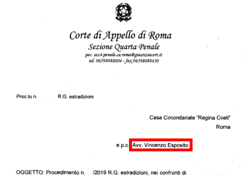Avvocato Vincenzo Esposito