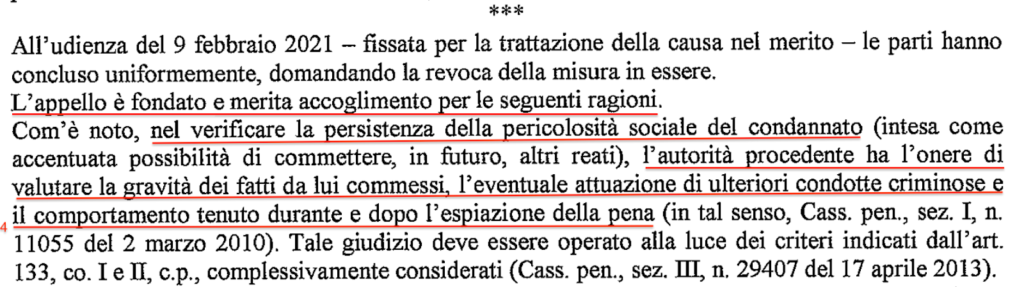 fondatezza dell'appello 4