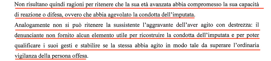 Furto aggravato: la sentenza