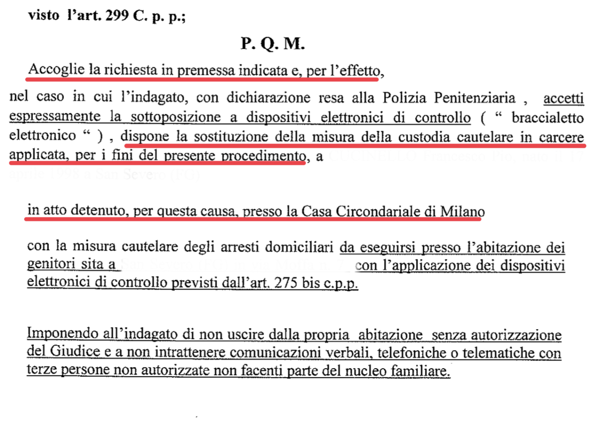 scarcerazione indebito utilizzo carta