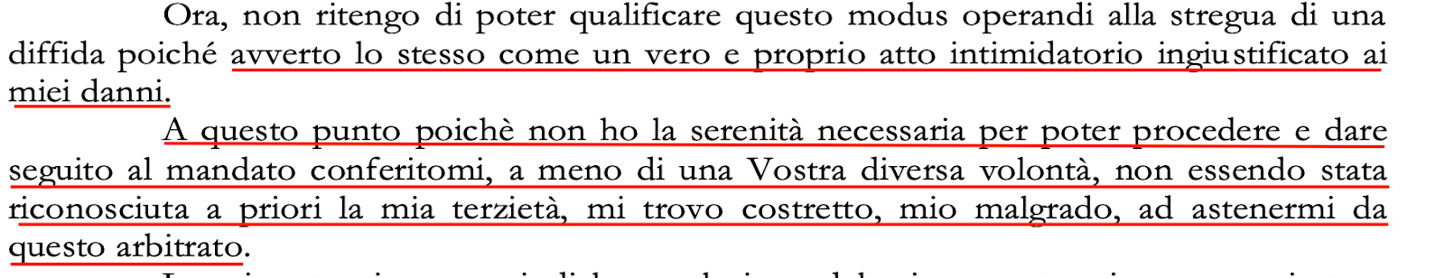 truffa online decisione arbitro 