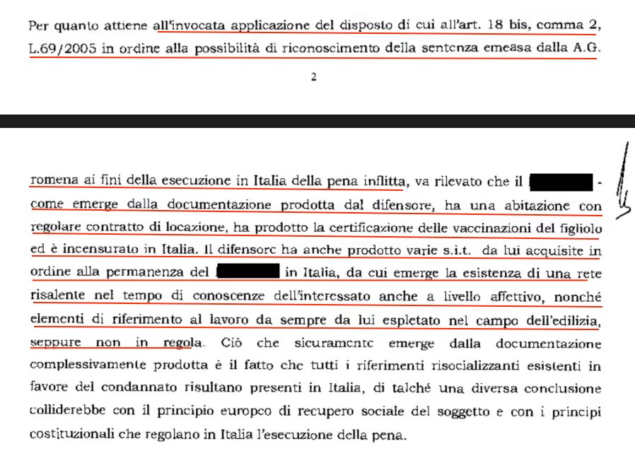 difesa mandato cattura Romania 
