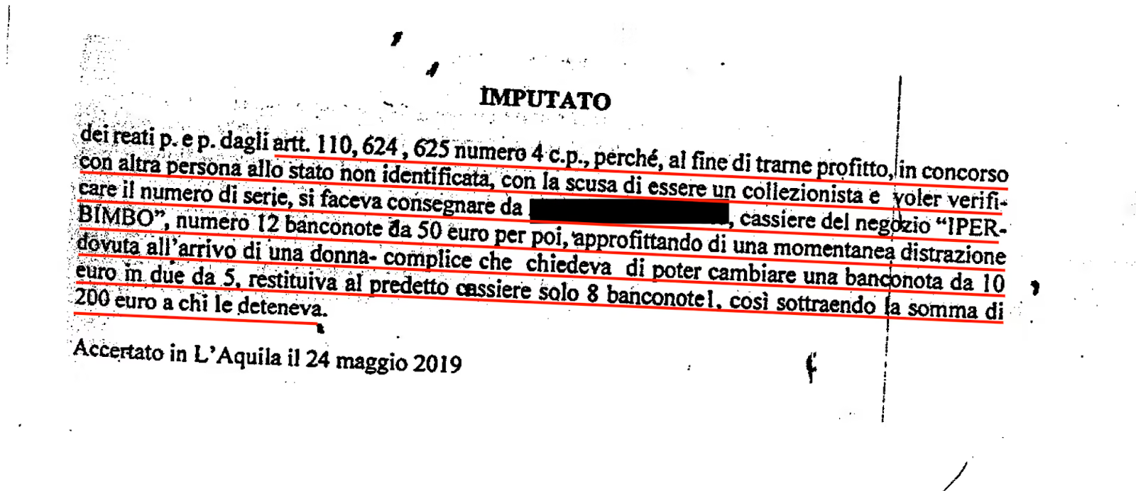 reato furto aggravato