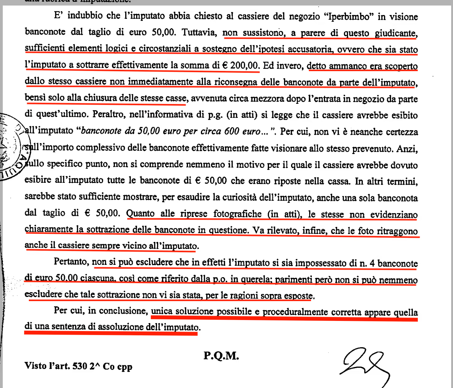 avvocato assoluzione furto aggravato