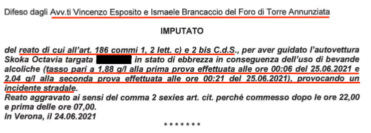 condanna guida stato ebrezza