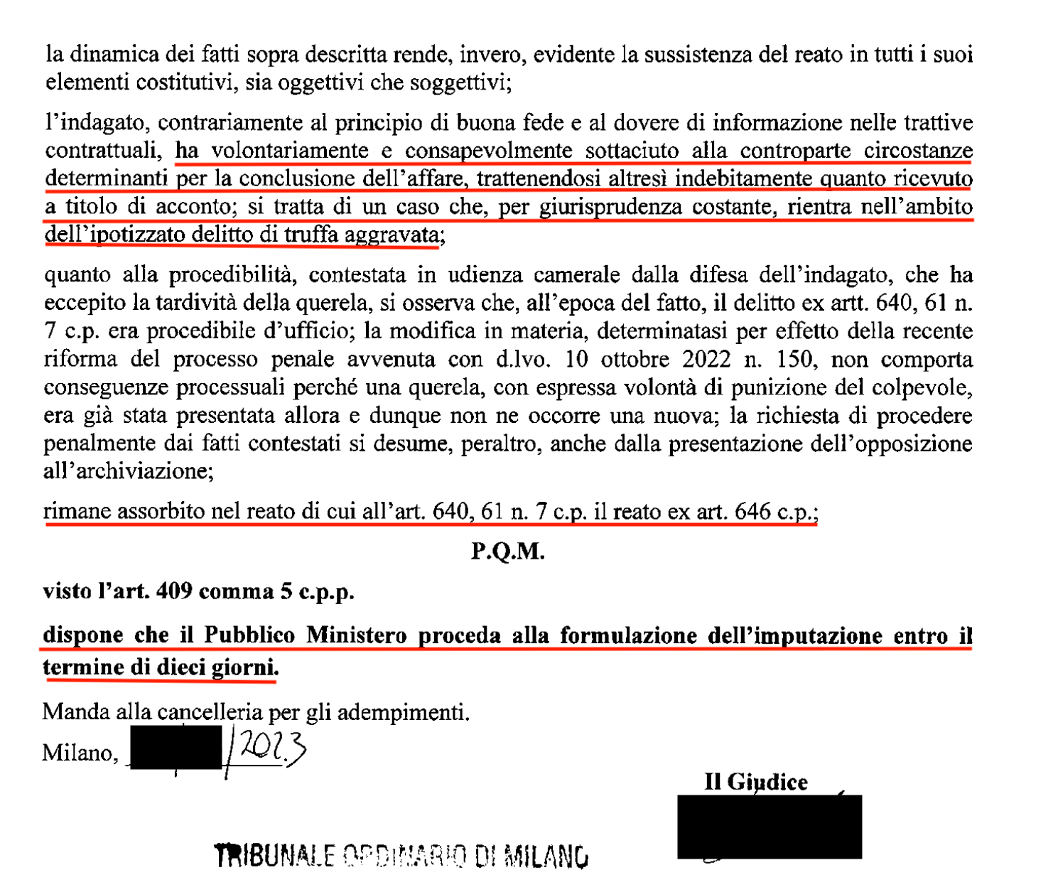 imputazione coatta pubblico ministero 