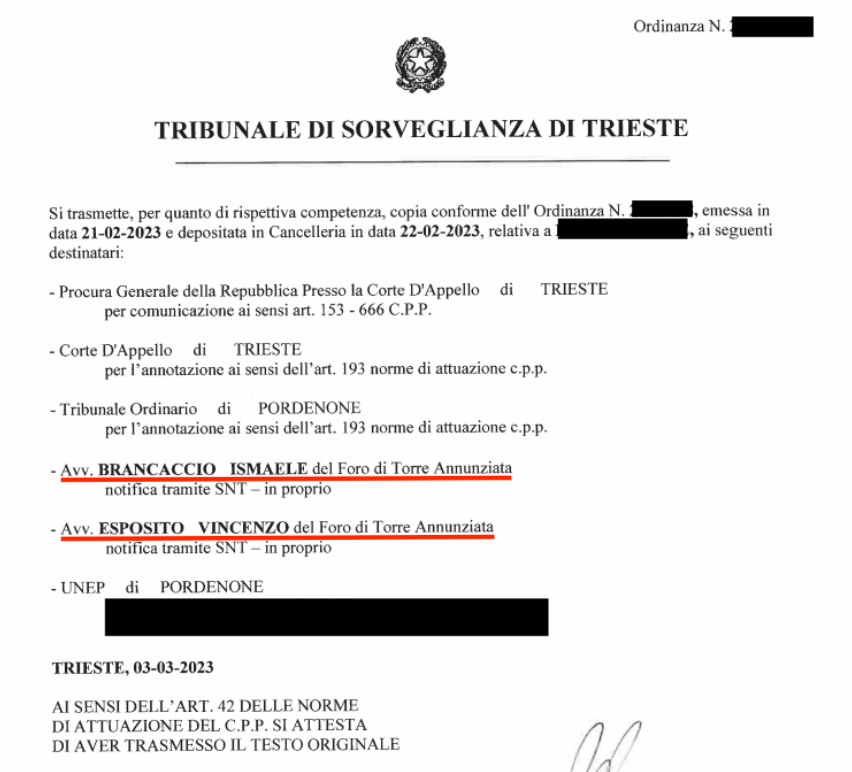 Richiesta Riabilitazione Penale