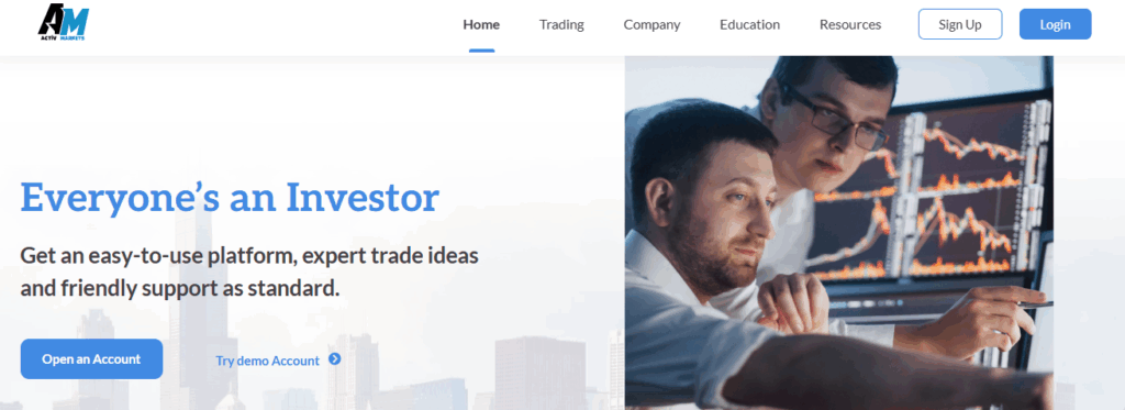 activ markets: attenzione alla truffa. Falso trading on line